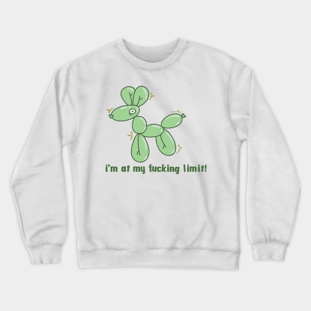 balloon dog Crewneck Sweatshirt by soggydearest